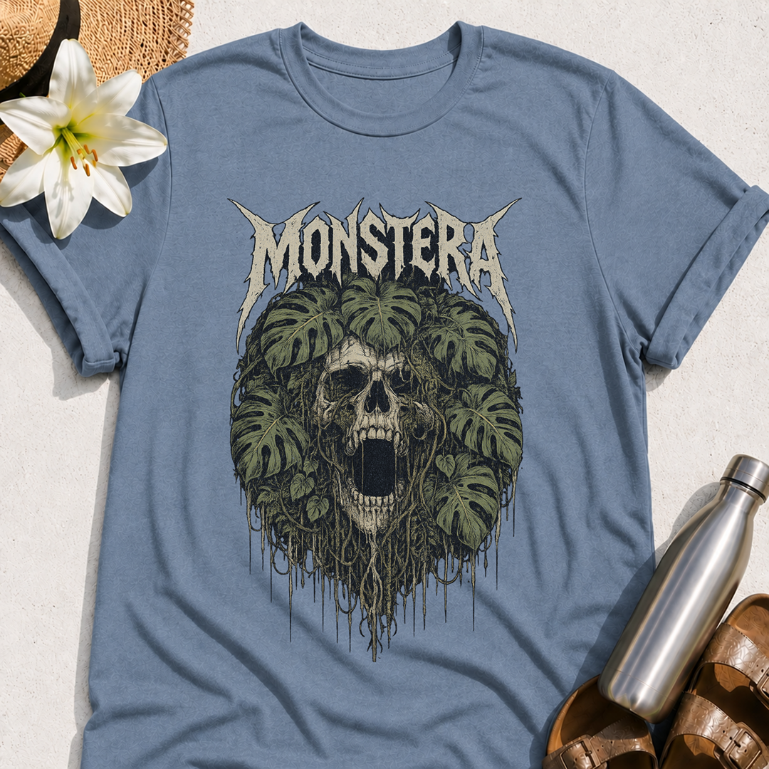 Monstera Skull T-Shirt