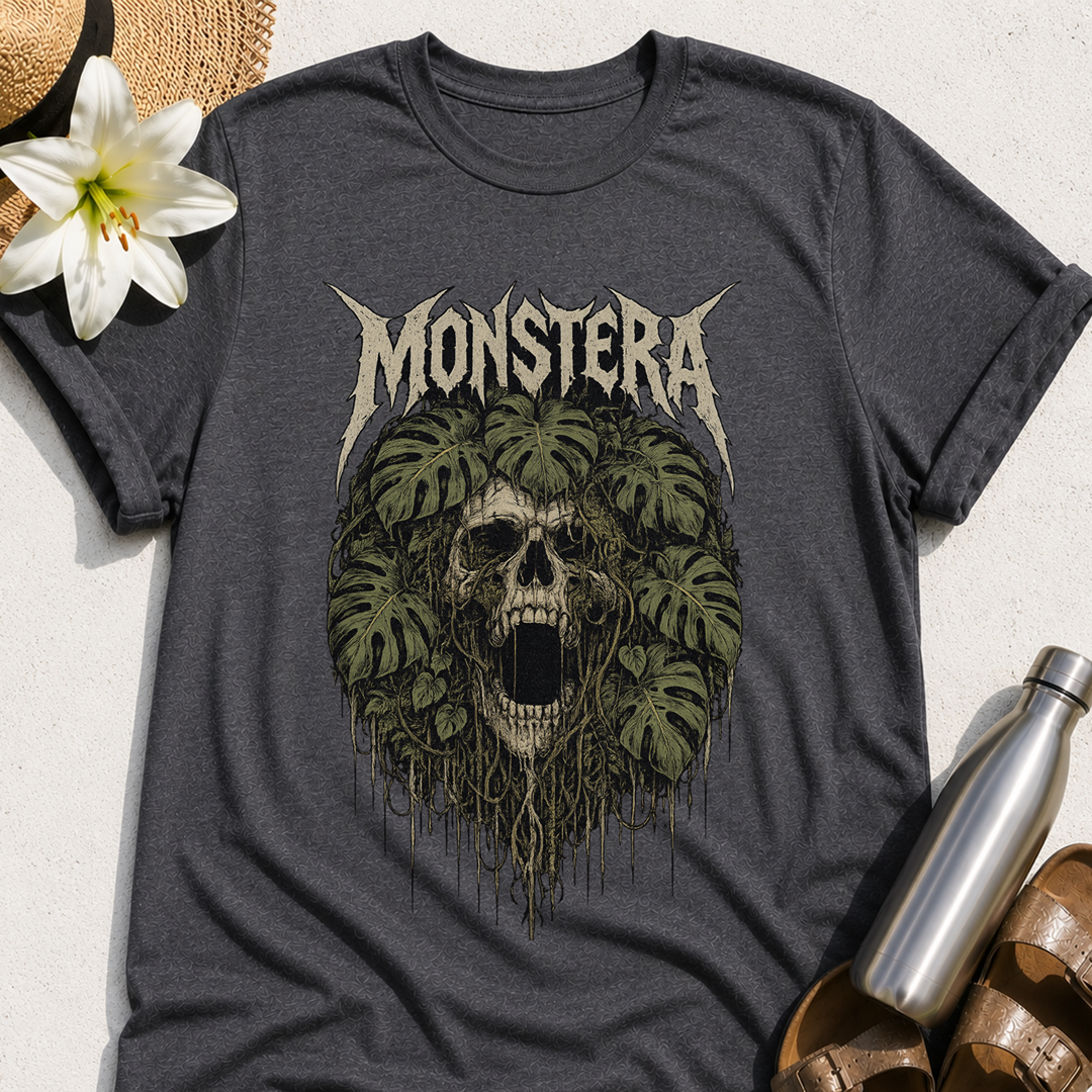 Monstera Skull T-Shirt