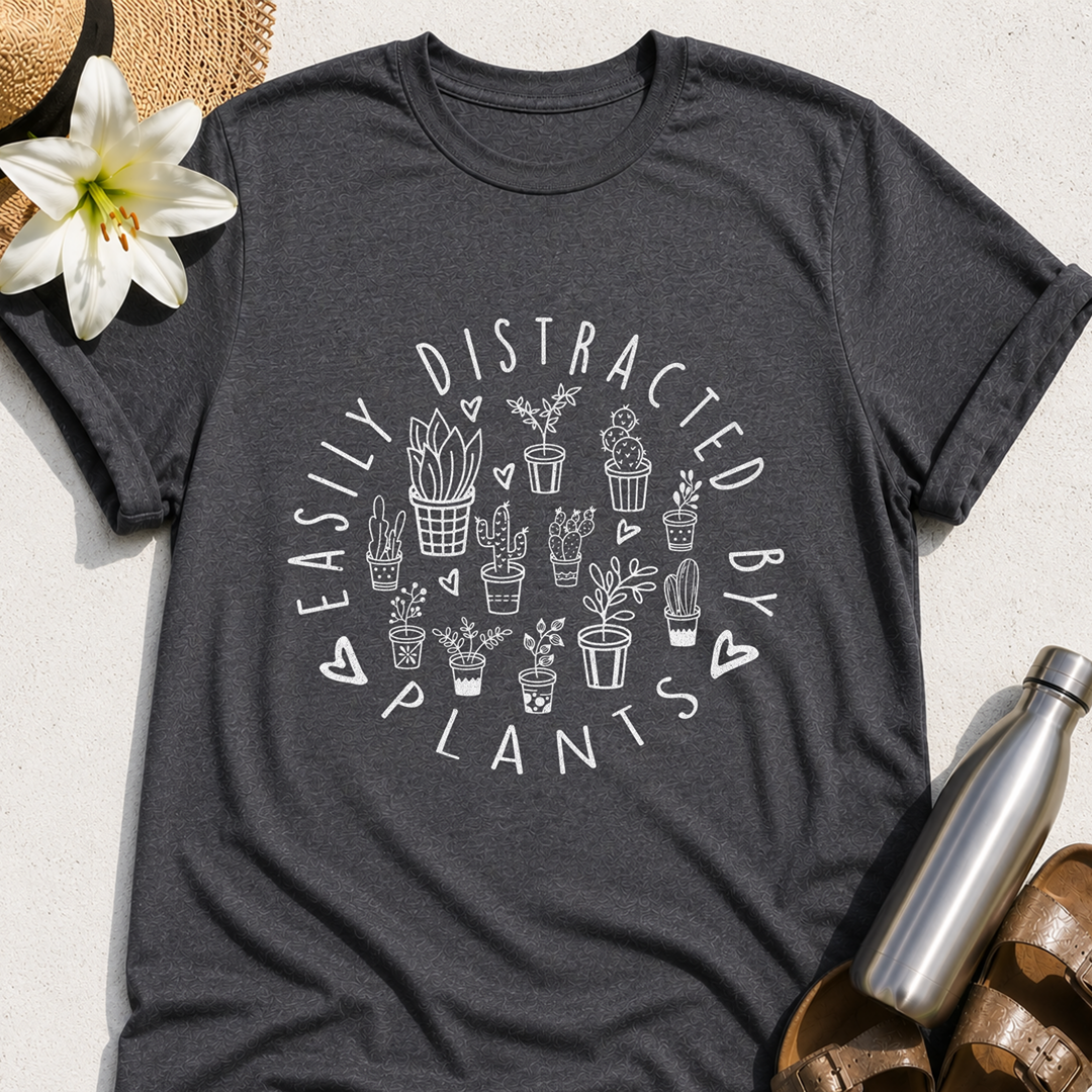 Easily Distracted By Plants T-Shirt