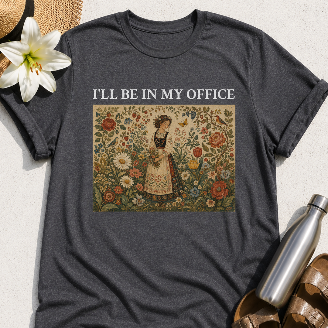 I'll Be In My Office Painting T-Shirt