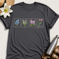 Faux Stitch Floral T-Shirt