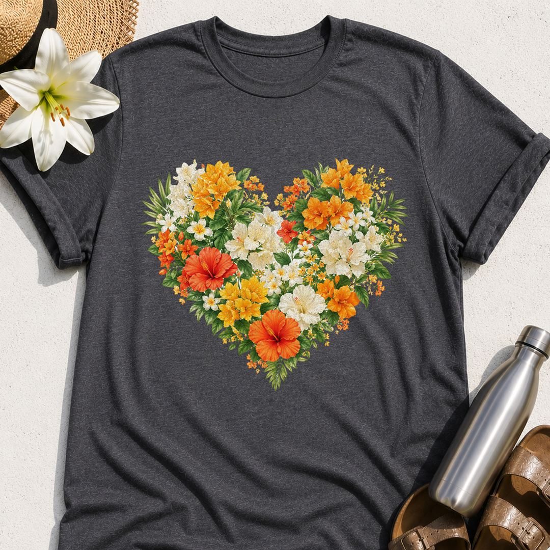 Tropical Heart T-Shirt