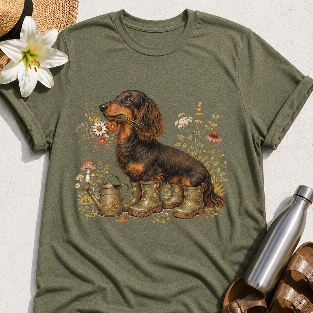 Dachshund Garden T-Shirt