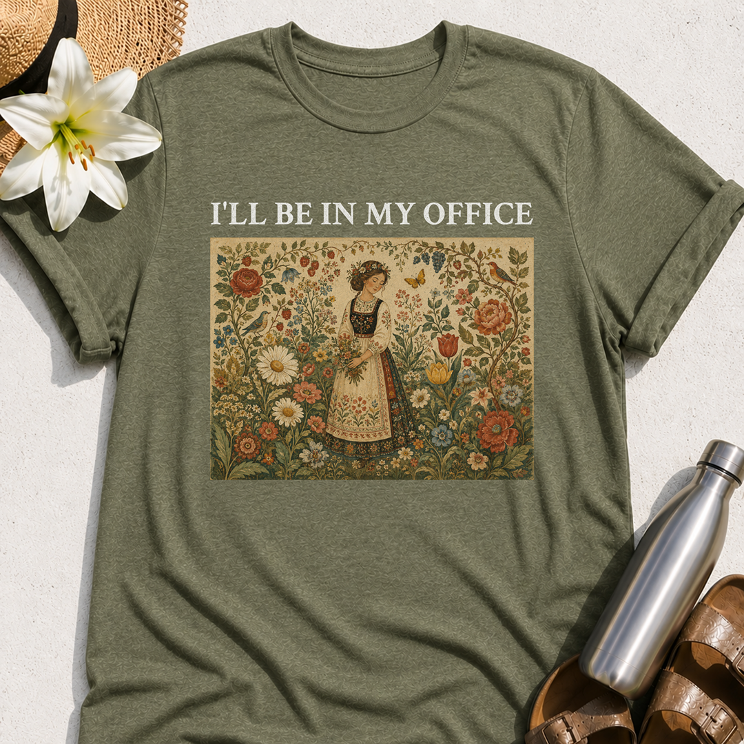 I'll Be In My Office Painting T-Shirt