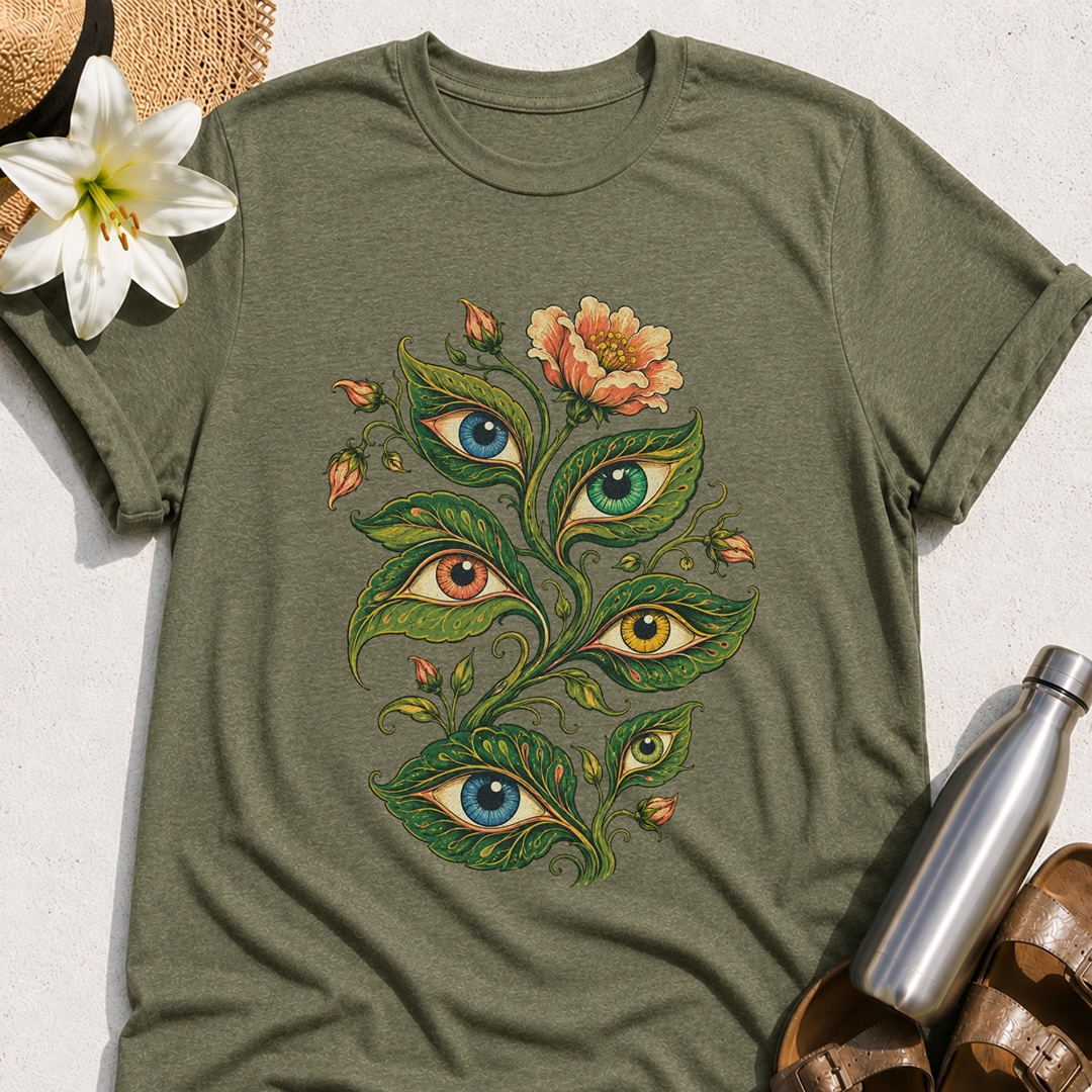 Colorful Leaf Eyes T-Shirt