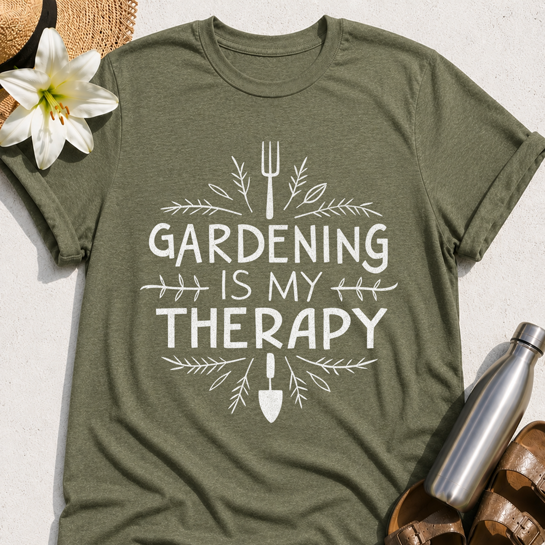 Gardening Is My Therapy T-Shirt
