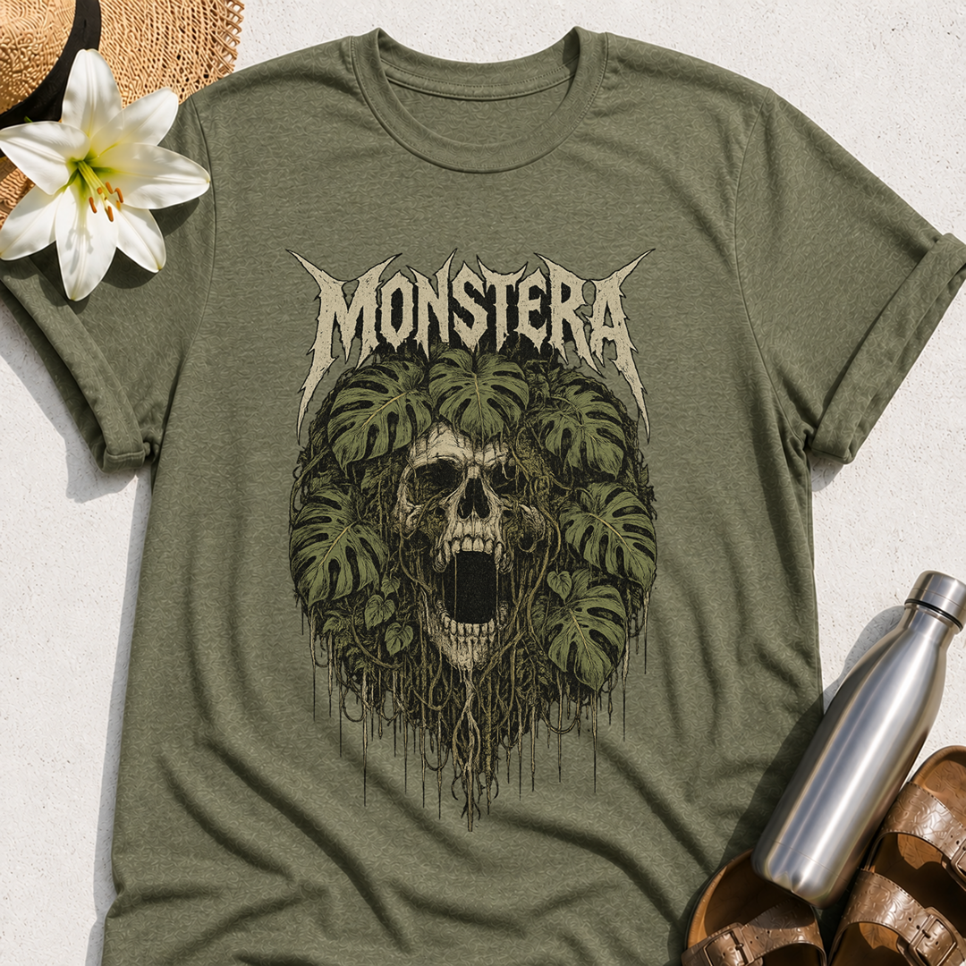 Monstera Skull T-Shirt