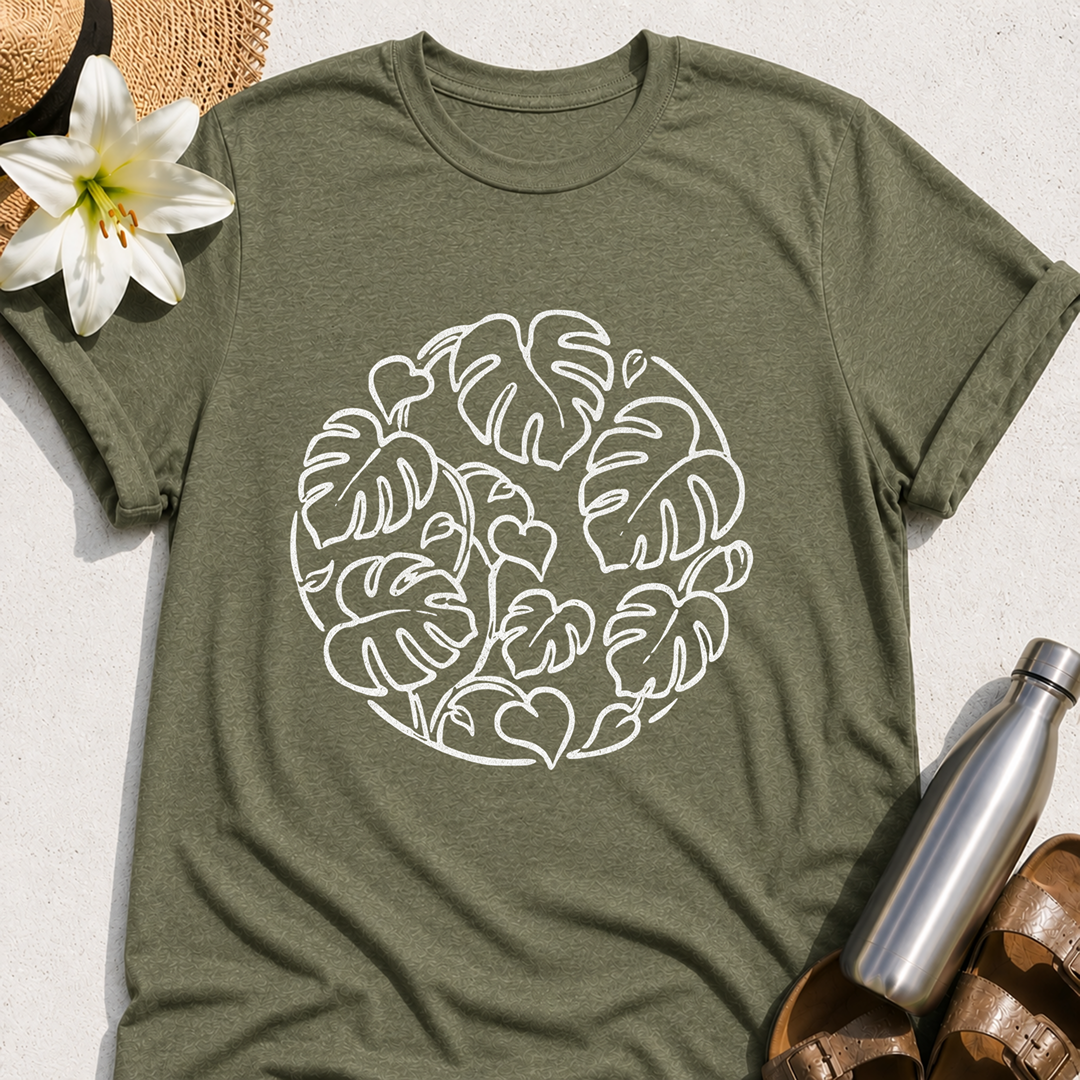Monstera Circle T-Shirt