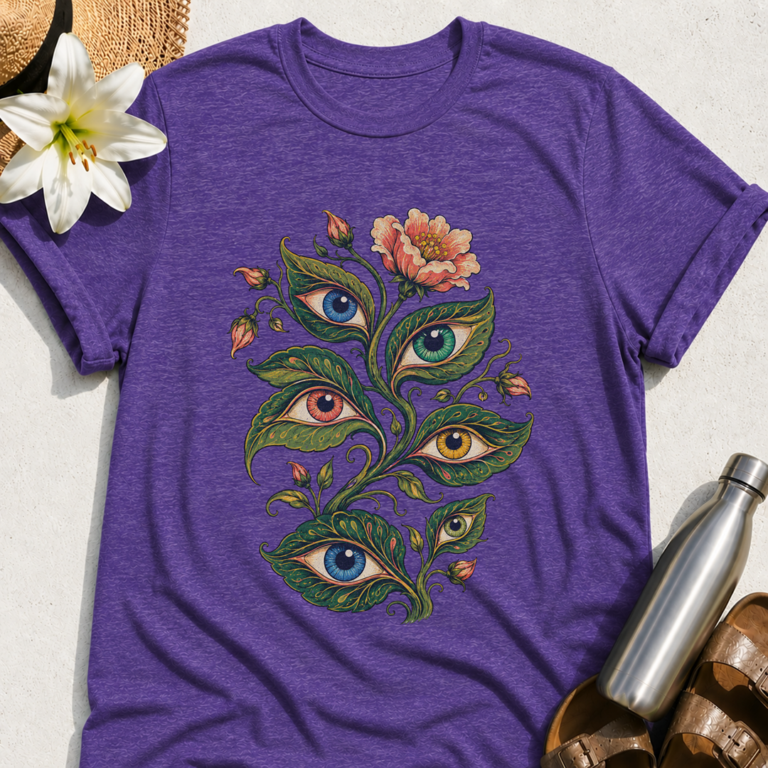 Colorful Leaf Eyes T-Shirt