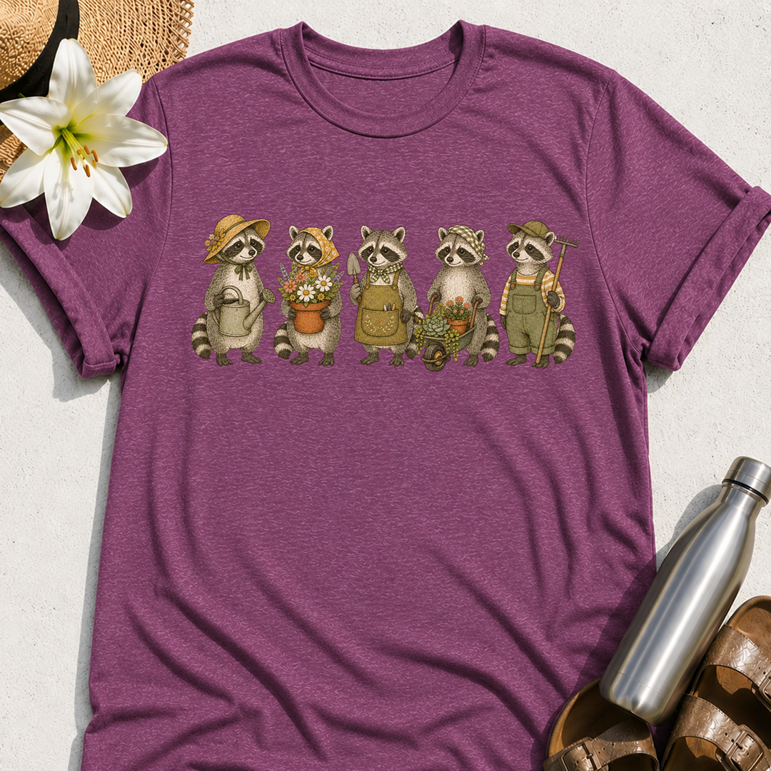 Garden Raccoons T-Shirt