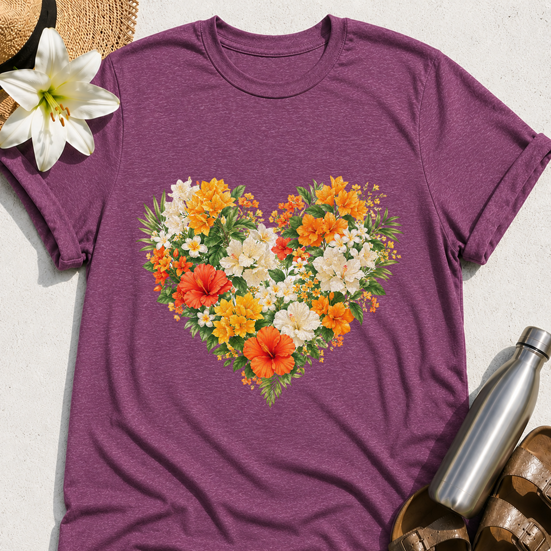Tropical Heart T-Shirt