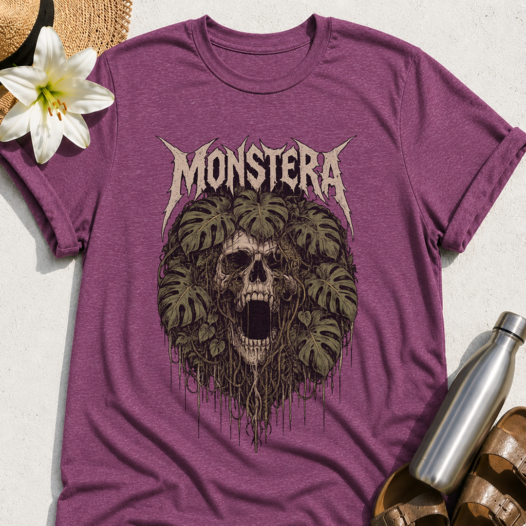 Monstera Skull T-Shirt