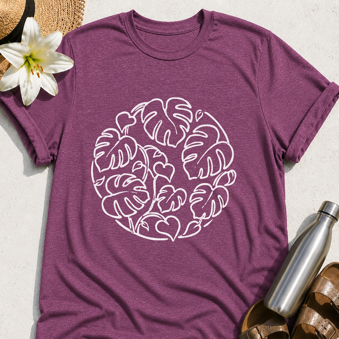 Monstera Circle T-Shirt