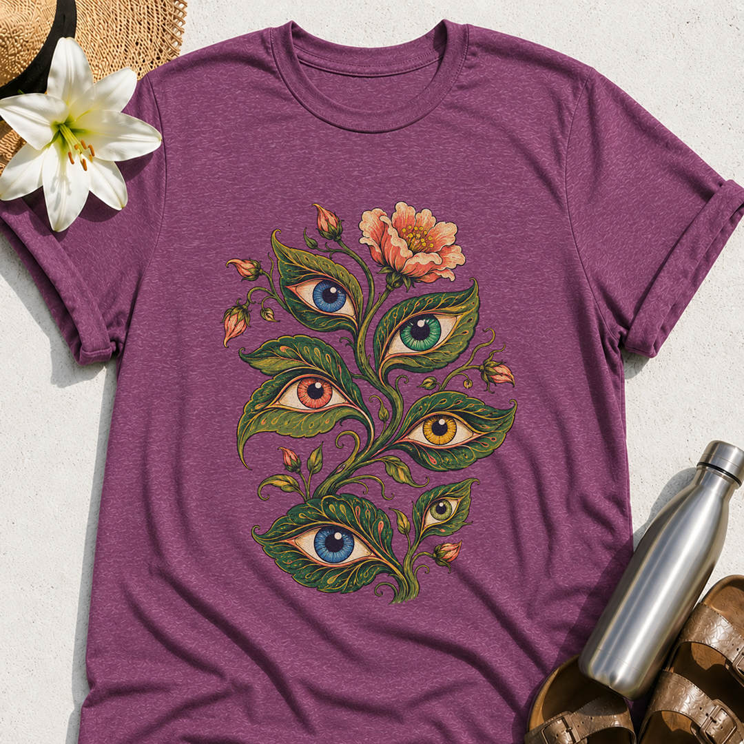Colorful Leaf Eyes T-Shirt