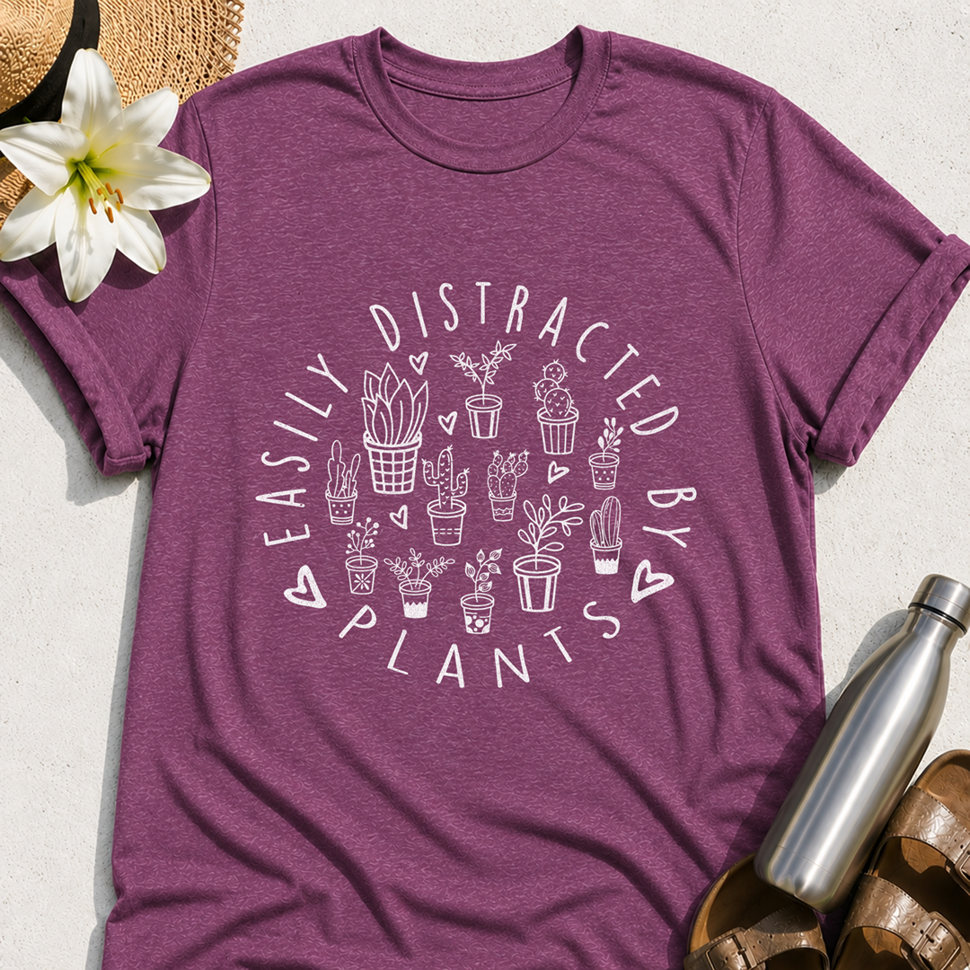 Easily Distracted By Plants T-Shirt