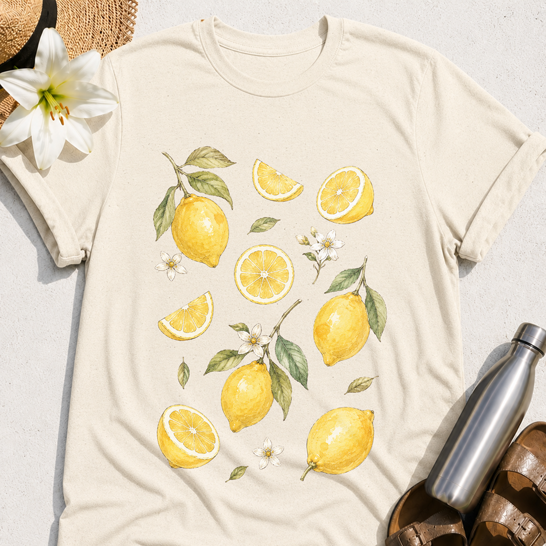Lemon & Floral T-Shirt