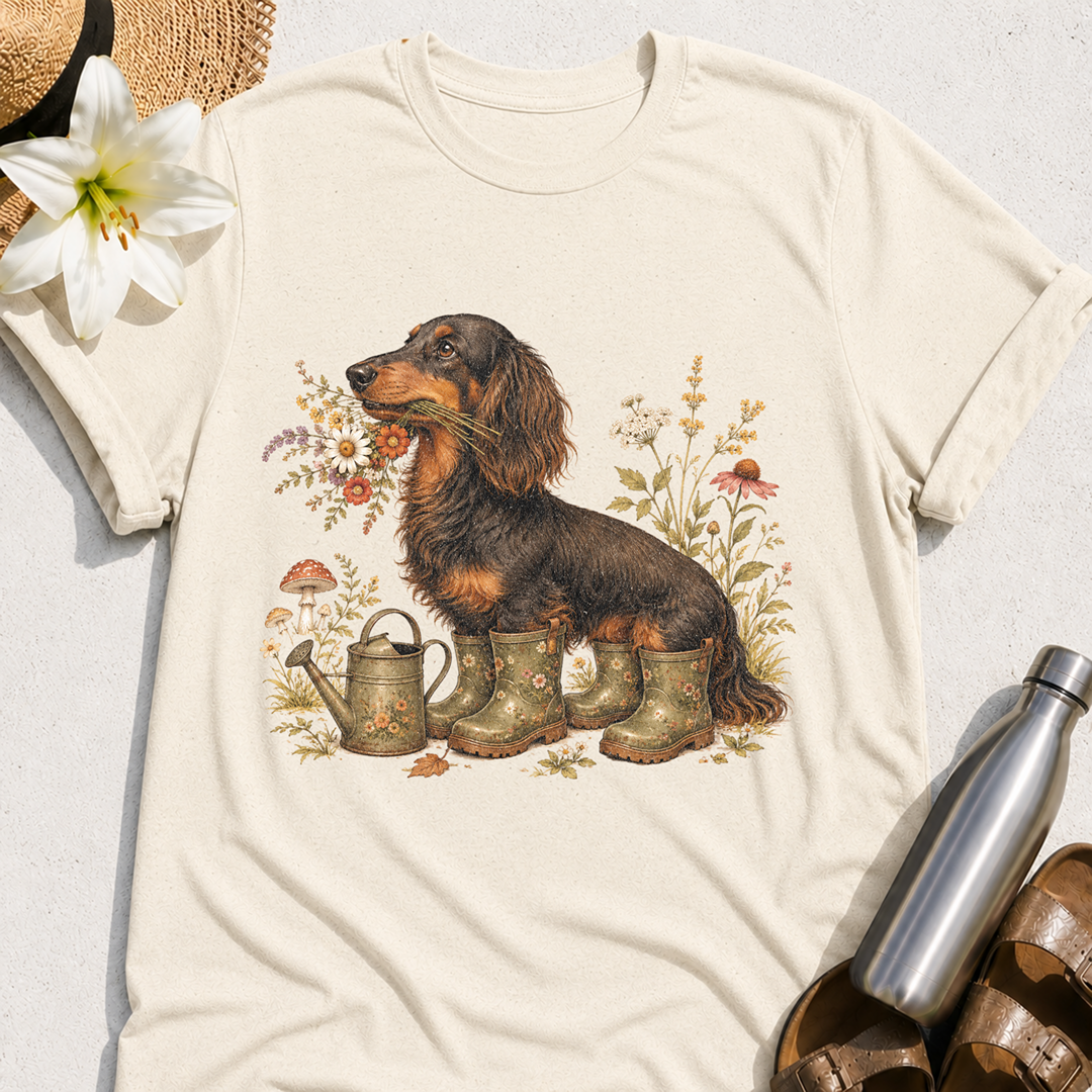 Dachshund Garden T-Shirt