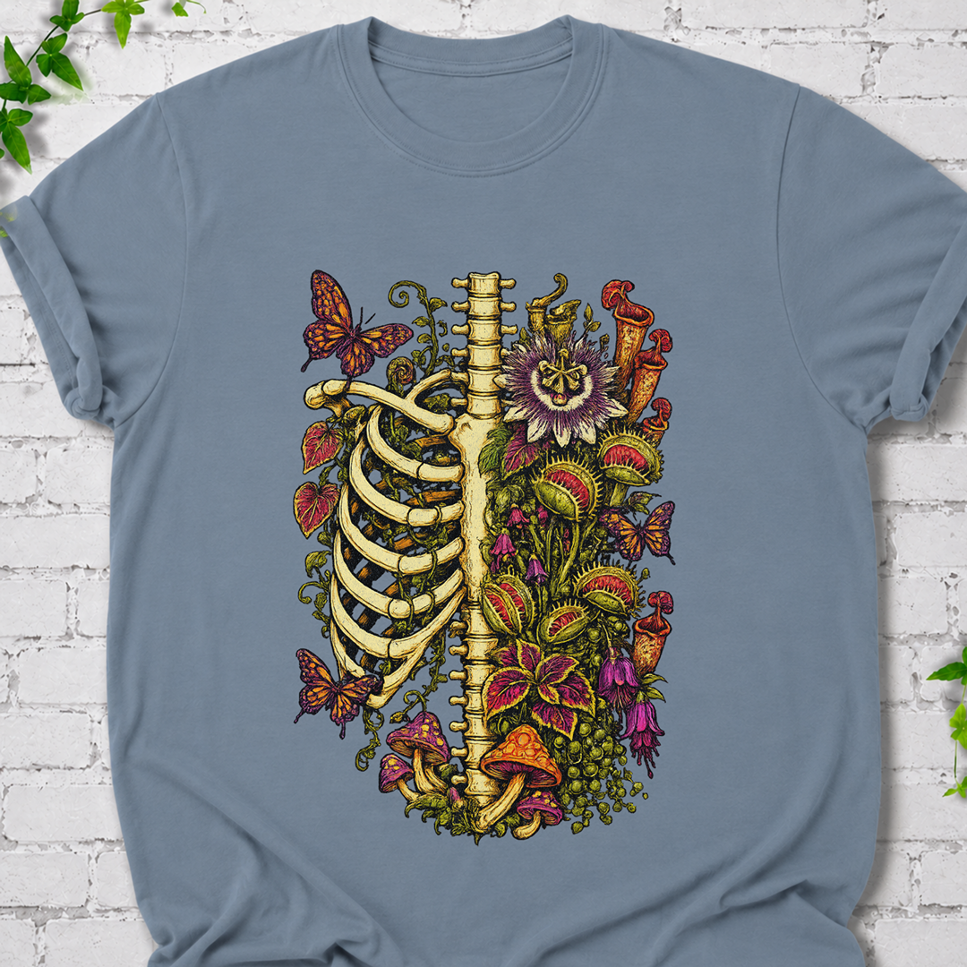 Floral Ribcage T-Shirt
