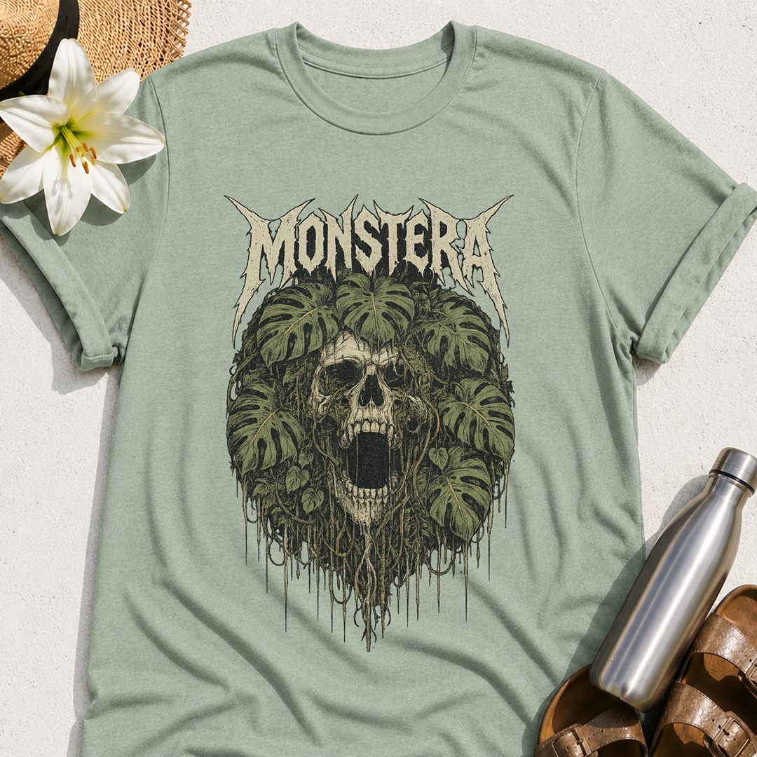 Monstera Skull T-Shirt