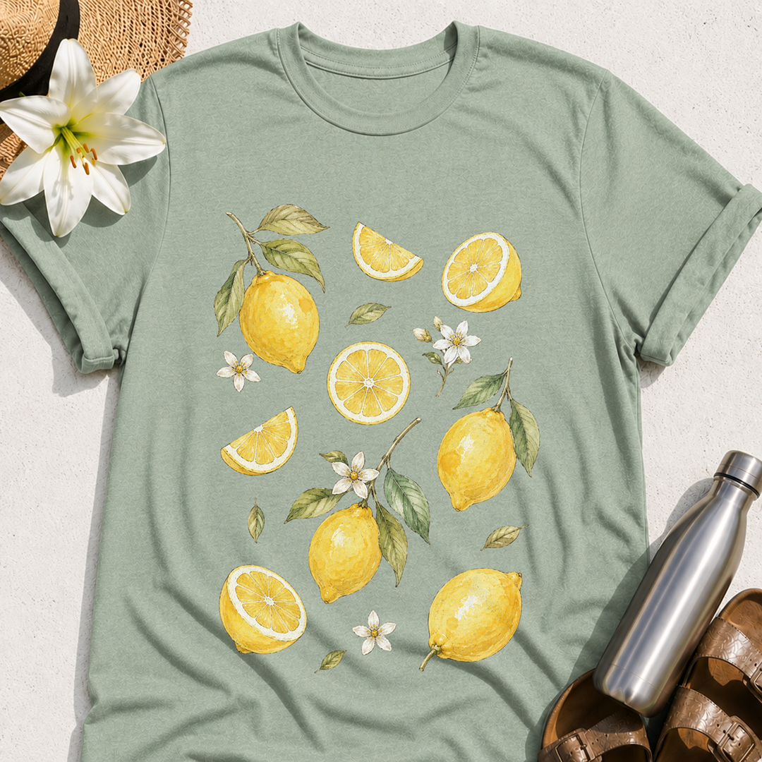 Lemon & Floral T-Shirt