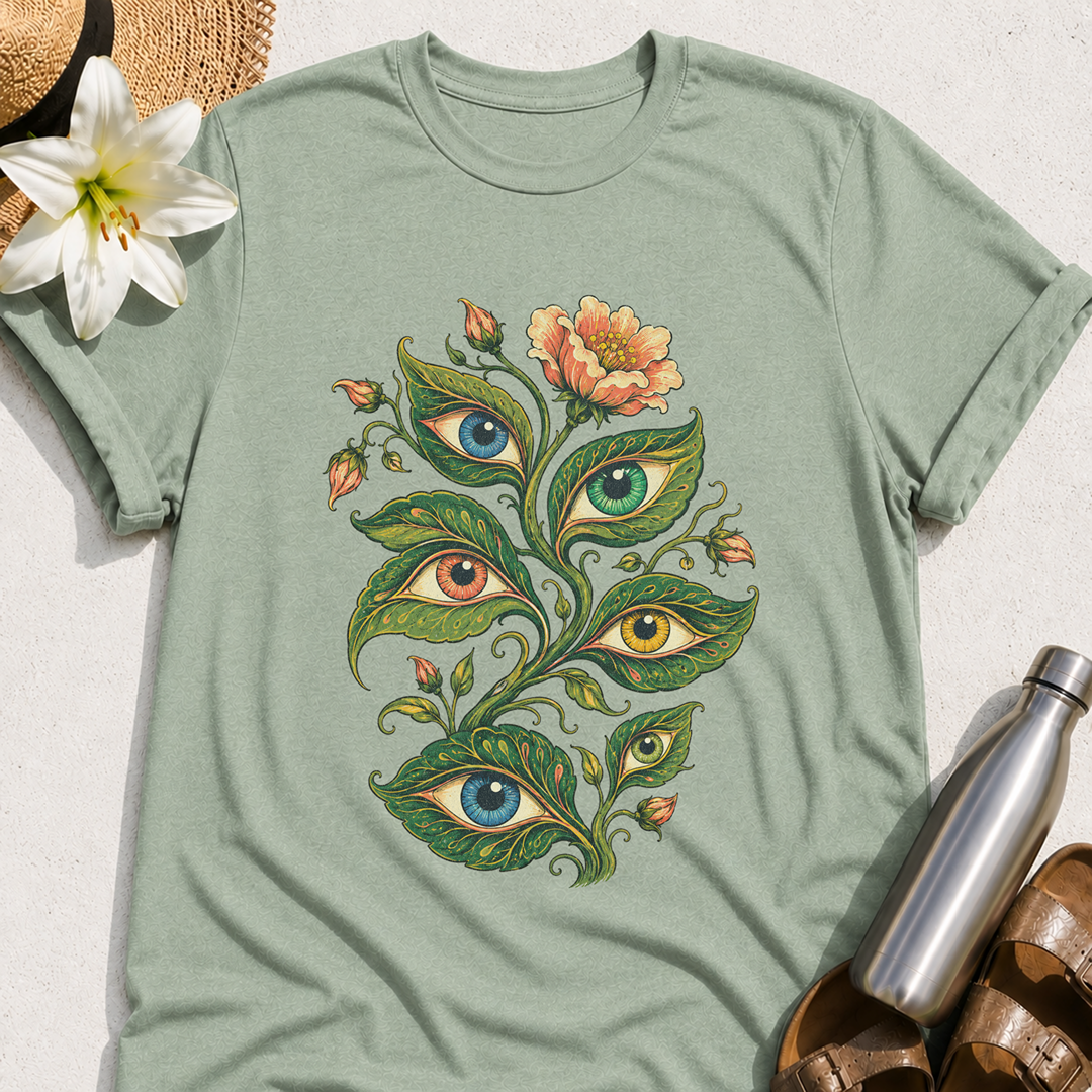 Colorful Leaf Eyes T-Shirt