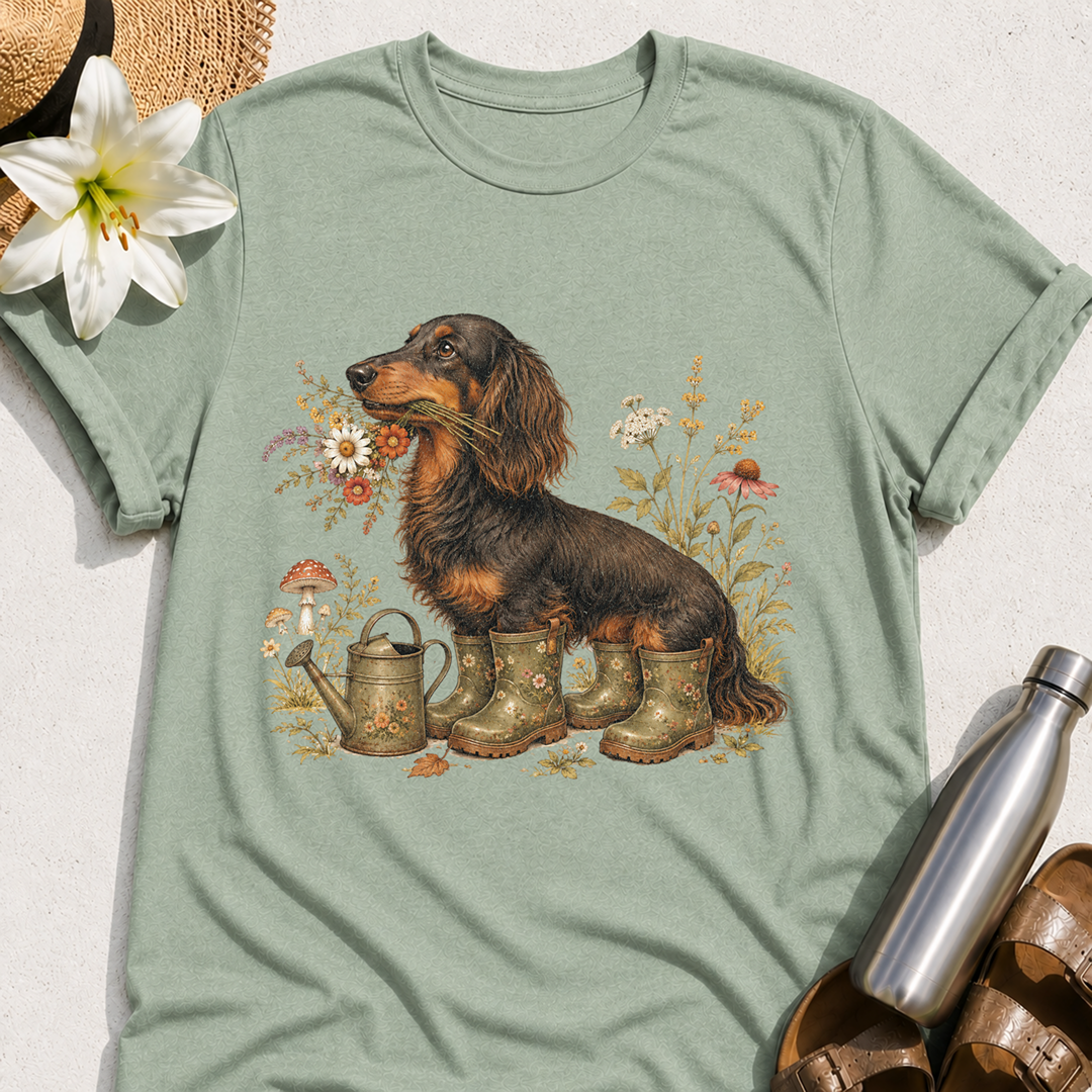 Dachshund Garden T-Shirt