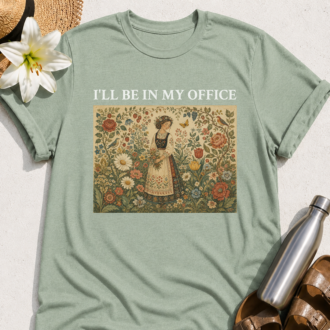 I'll Be In My Office Painting T-Shirt