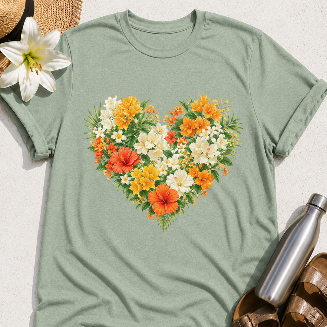 Tropical Heart T-Shirt