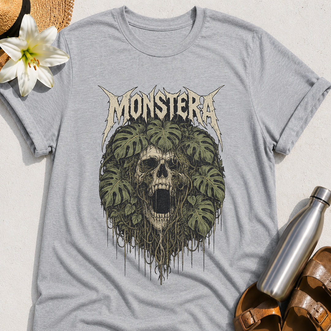 Monstera Skull T-Shirt