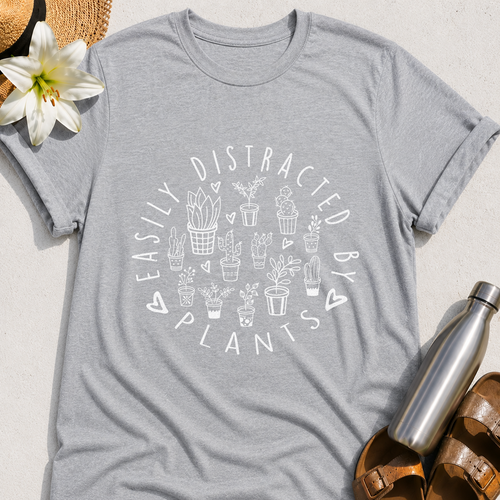 Easily Distracted By Plants T-Shirt
