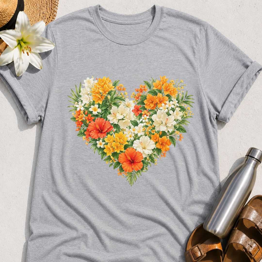 Tropical Heart T-Shirt