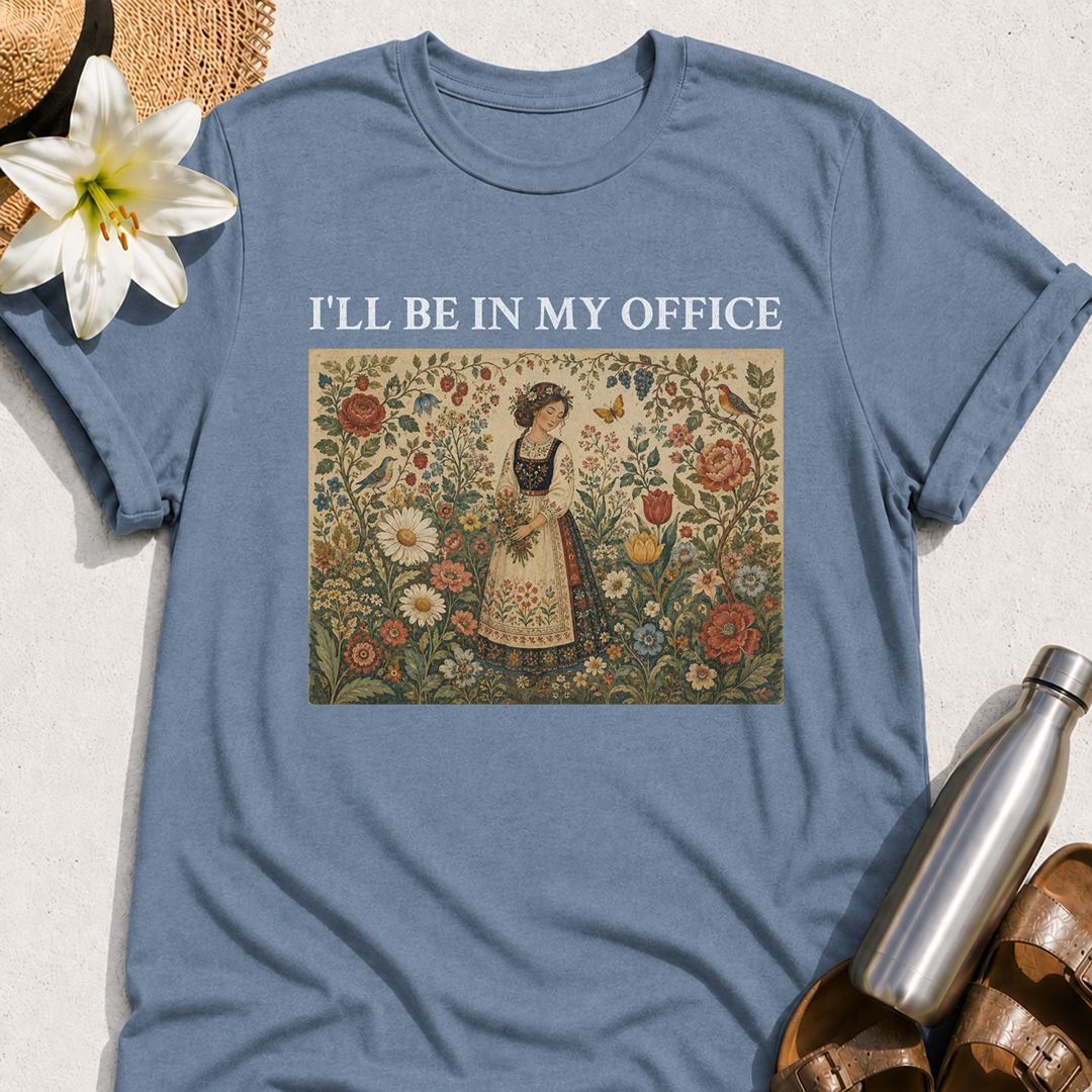 I'll Be In My Office Painting T-Shirt