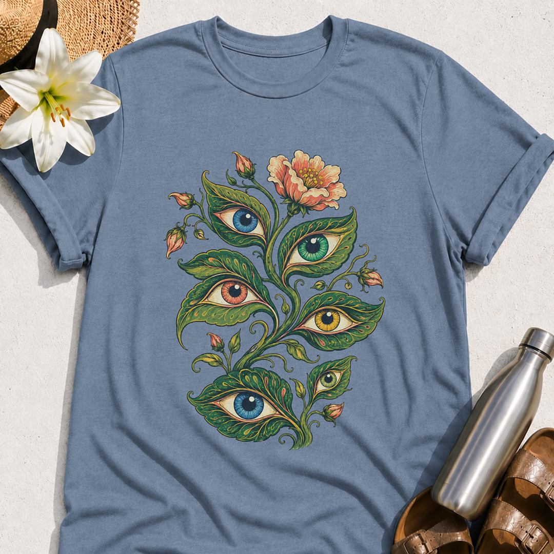 Colorful Leaf Eyes T-Shirt
