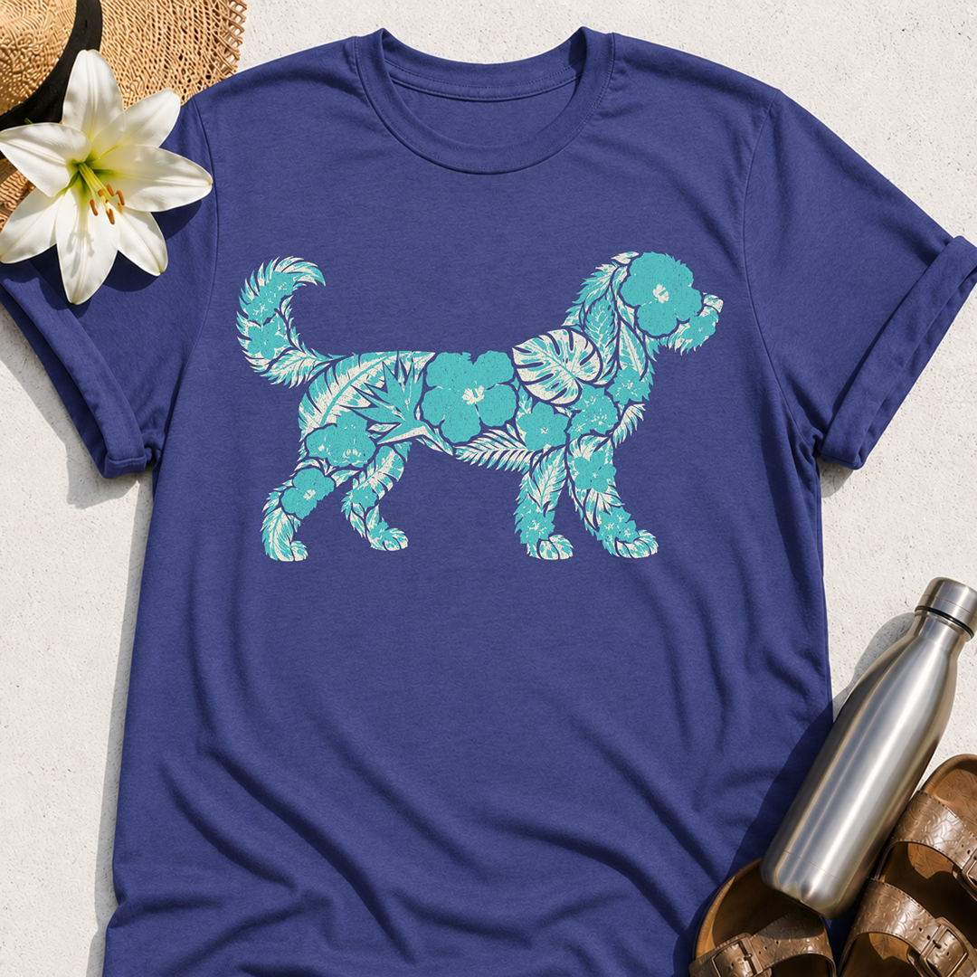 Floral Goldendoodle T-Shirt